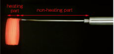 Small diameter micro heater with non-heating part (MP35K) image