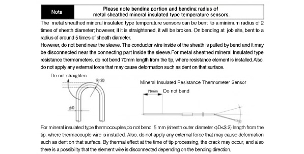 Temperature Sensor Instruction Manual Extract Image