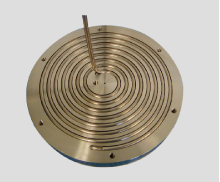 Example image of a hot plate heater installation