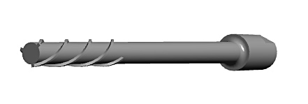 Protection Tube with a Helical Rod Image